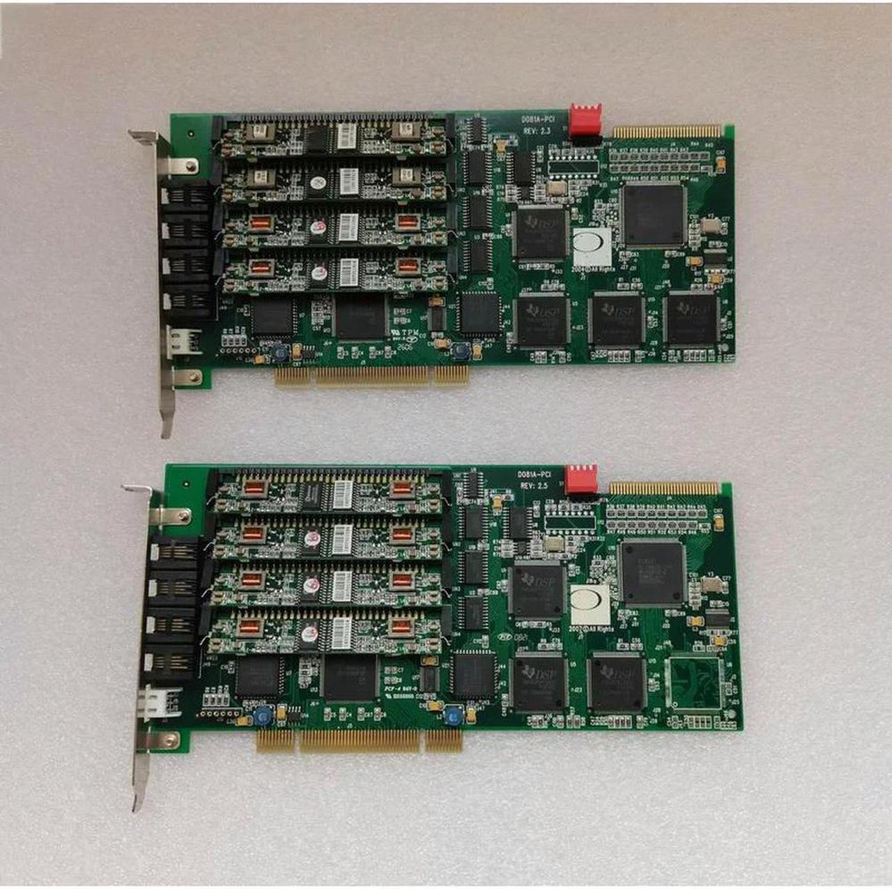 For 1PCS D081A-PCI REV:2.3 2.5 DONJIN-DN081A-4F Voice Cassette Four Modules