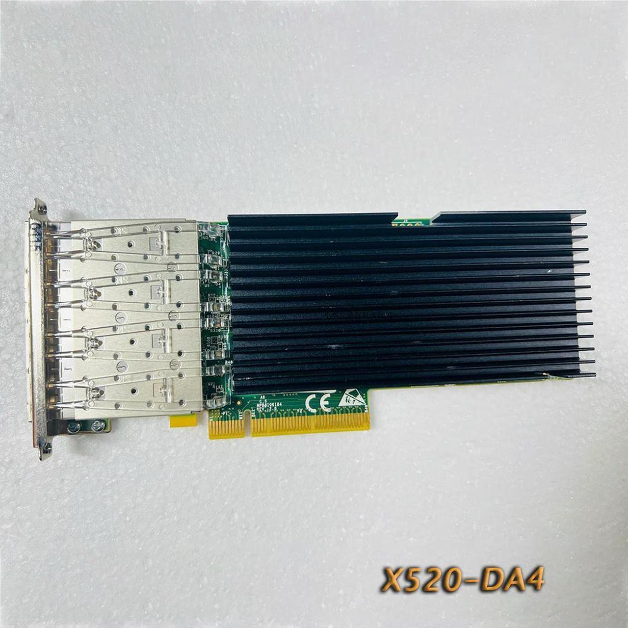 For X520-DA4 PE310G4SPI9L-XR-CX3 82599ES Quad-Port 10GbE Network Card