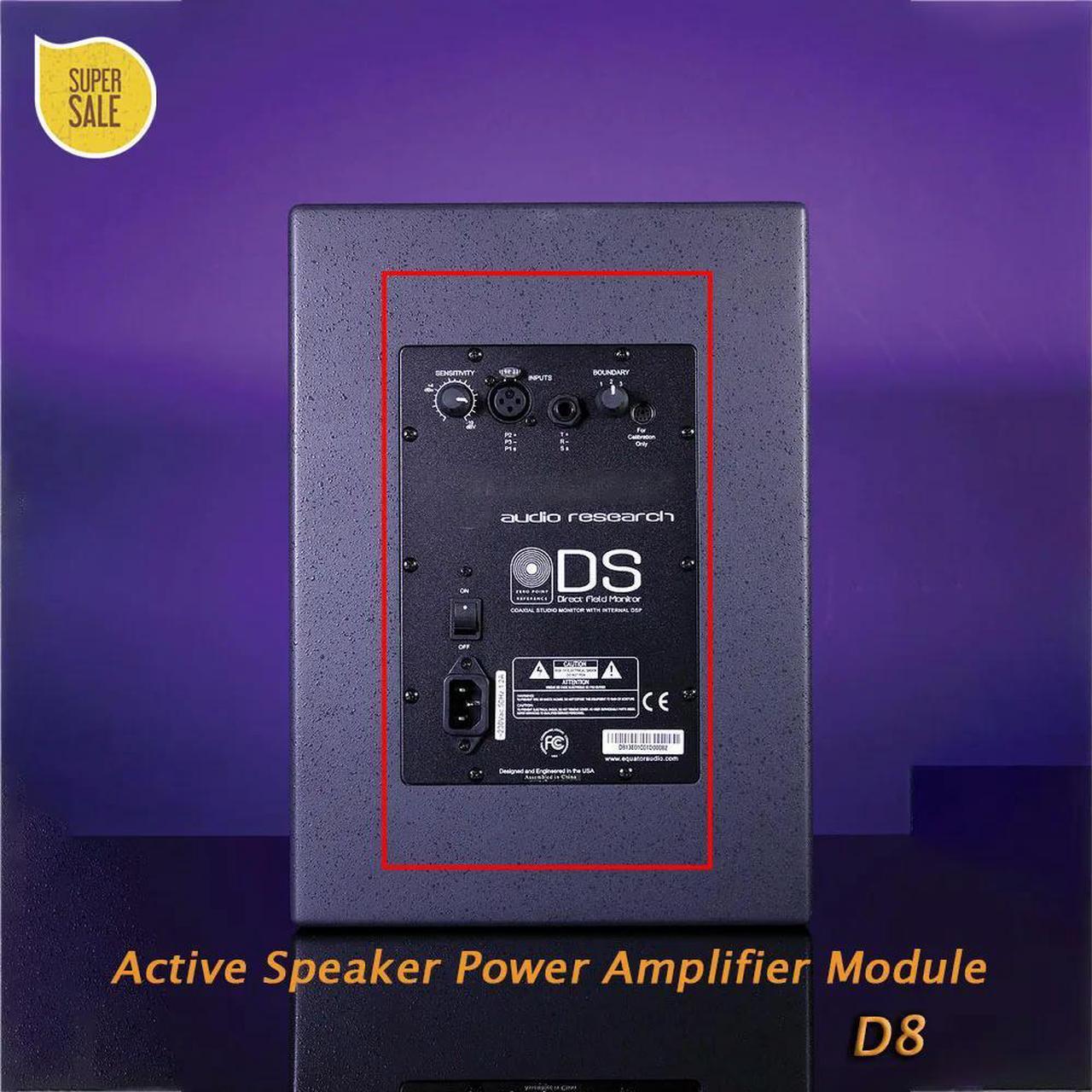 For 2PCS For Audio D8 DSP Monitor Speaker Support 6.5 8 Woofer Power Audio Active Speaker FOR Amplifier Module