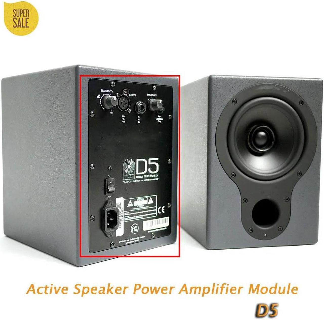 For 2PCS For Audio D5 DSP Monitor Speaker Support 6.5 Woofer Power Audio Active Speaker FOR Amplifier Module