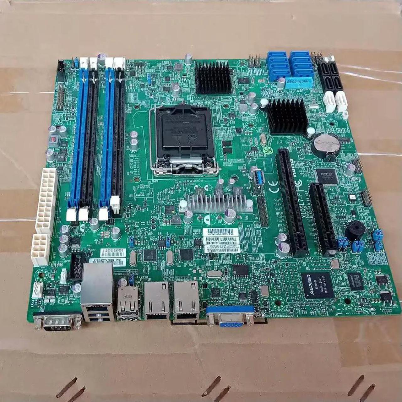 For X10SL7-F Server Motherboard E3-1200 v3/v4 4th Gen i3 DDR3 LGA1150