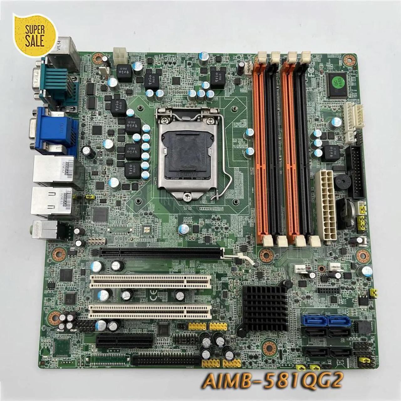 For AIMB-581 REV:A1 Industrial Motherboard AIMB-581QG2 Quad CPU 1155-pin Micro ATX