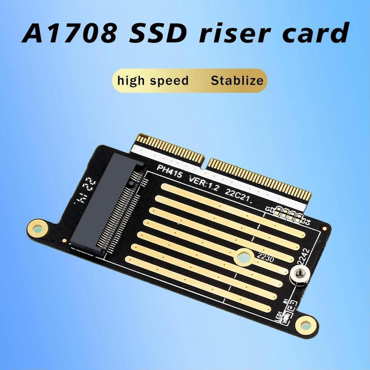 FOR NVMe MKEY 2230 2242 to A1708 SSD Adapter for Pro 2016 2017