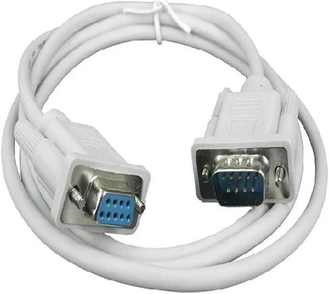 FOR 1.5M Serial RS232 9-Pin Male To Female DB9 9-Pin PC Converter Extension Cable