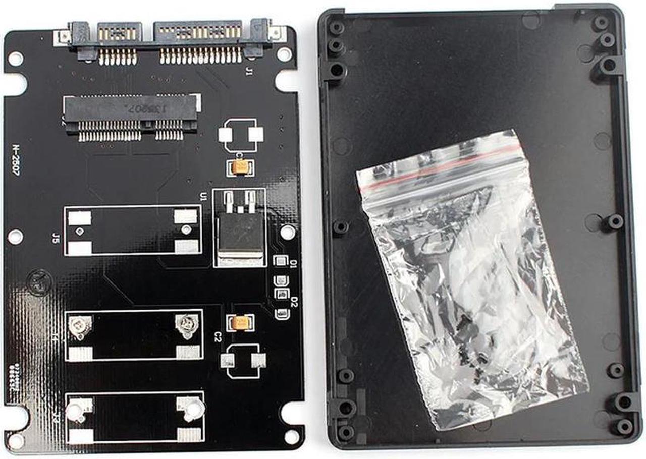 FOR Mini pcie mSATA SSD To 2.5Inch SATA3 Adapter Card With Case