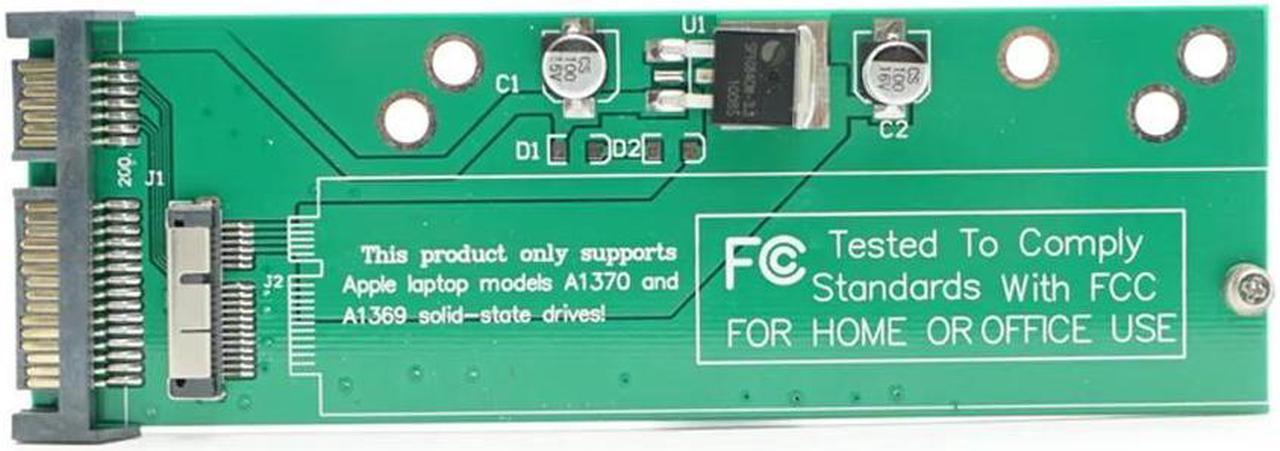 FOR Adapter Card to 2.5'' SATA for 2010 2011 Air A1370 A1369 SSD