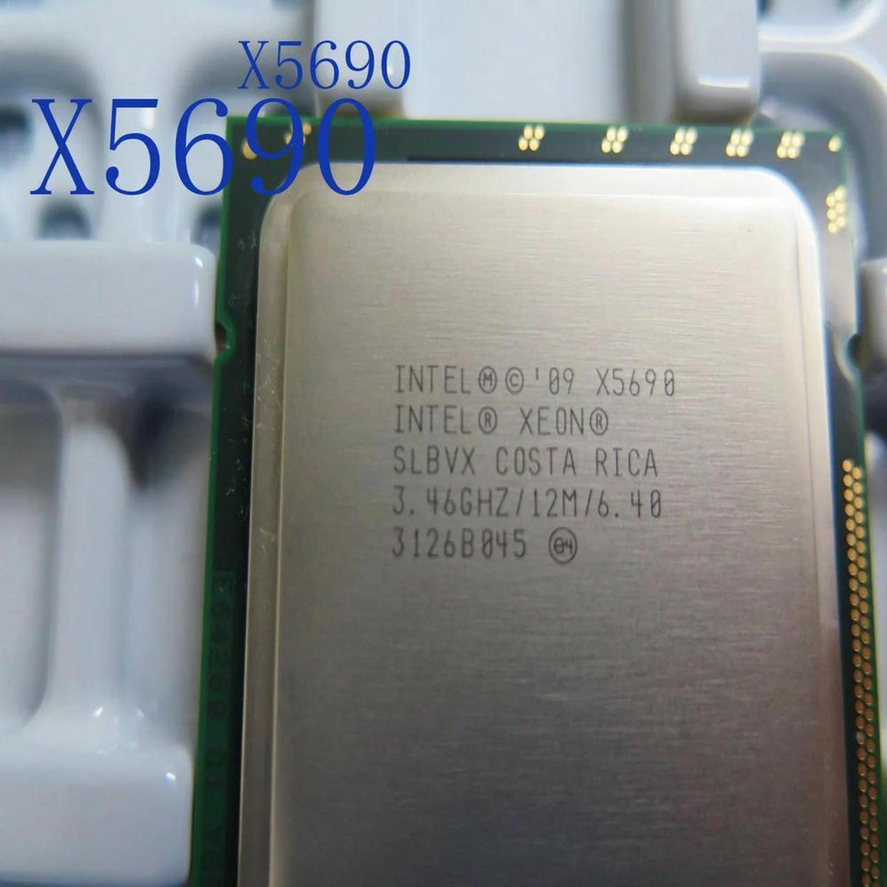 FOR X5690 3.46GHz 6.4GT/s12M 6 133 Hz SLBVX CPU Processor