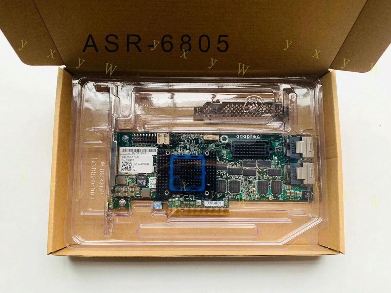 FOR ASR-6805 ASR6805 8 Channel PCIe SAS/S-ATA RAID Controller it JBOD