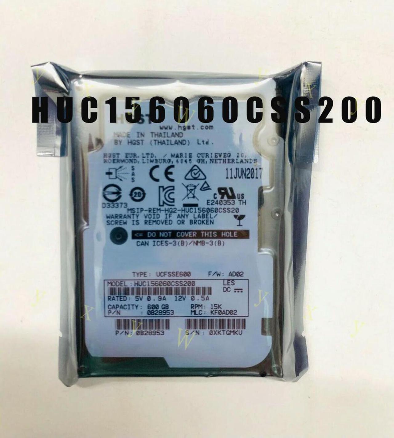 FOR HUC156060CSS200 600GB 15K RPM 12Gb/s 128MB 2.5 SAS Hard Drive