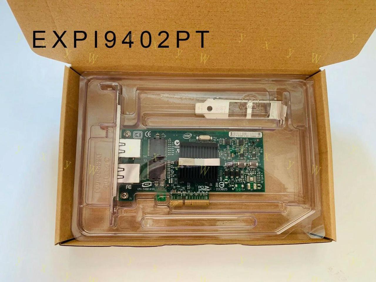 FOR 82571 Pro/1000 Dual PORT GIGABIT ETHERNET PCIe NIC Card EXPI9402PT