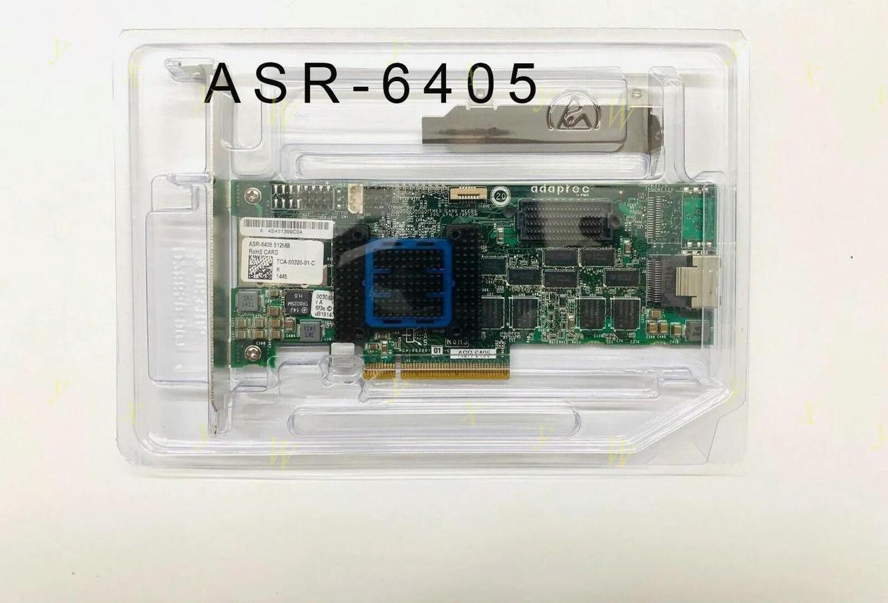 FOR ASR-6405 512MB RAID Controller Card PCIe x8 SAS 2.0 Raid Controller