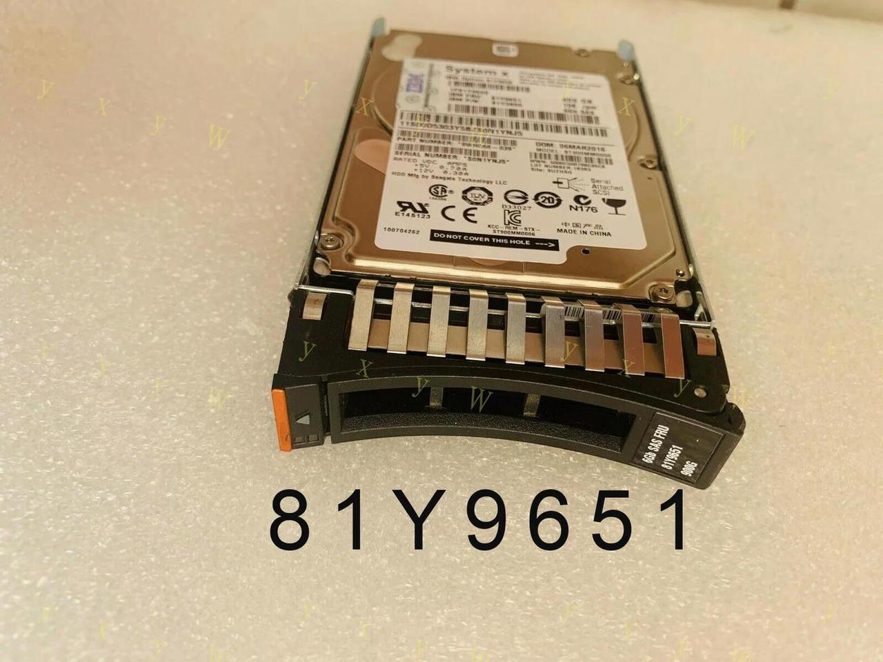 FOR 900GB 10K RPM 6GBPS 2.5 SAS HS HDD For x3650M2 x3650M3 x3650M4