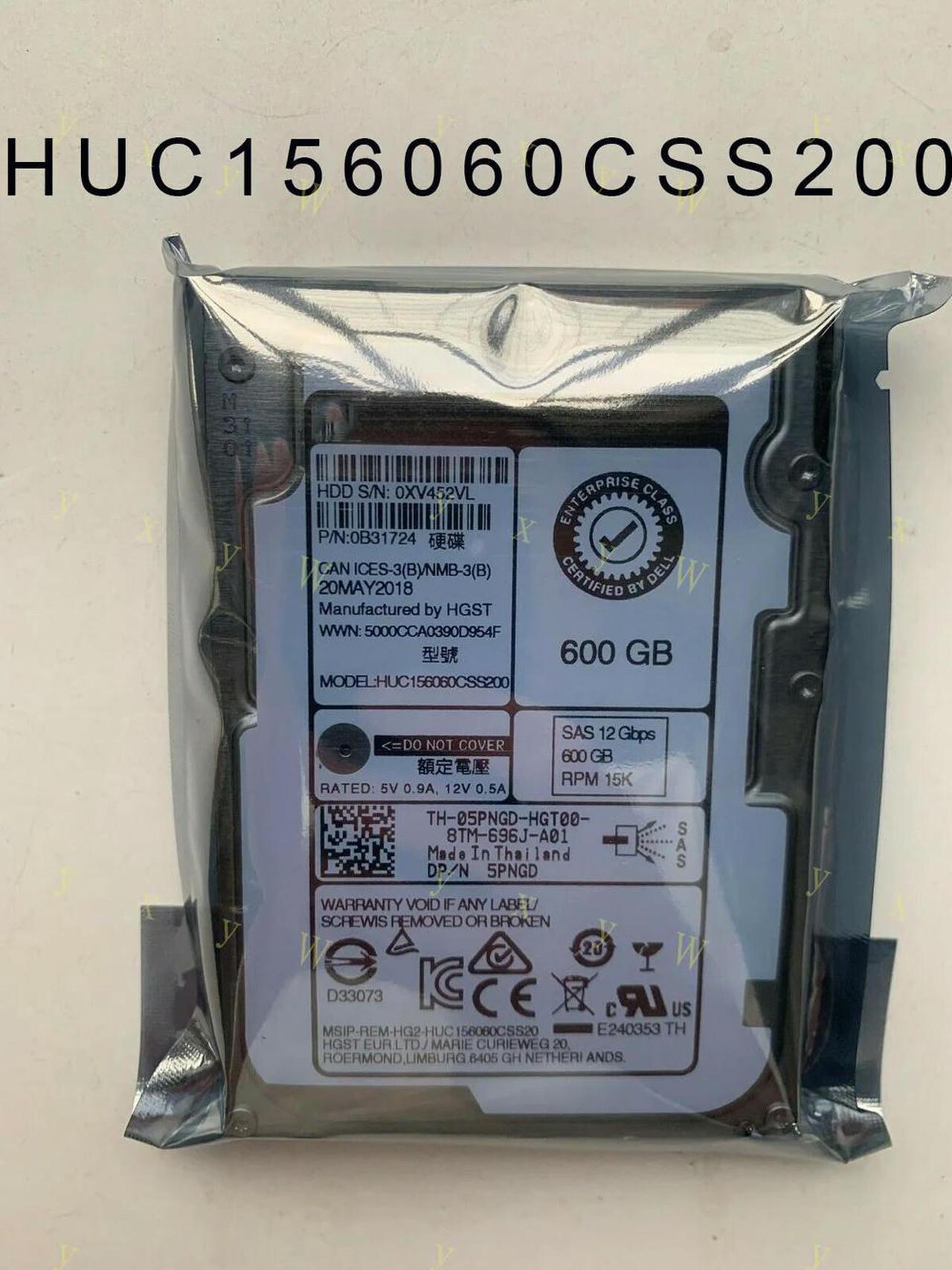 FOR Applicable to 600GB 15K SAS 12G/S HDD 2.5 SFF R710 M710 R720 R720xd R730 R730xd R810 R815