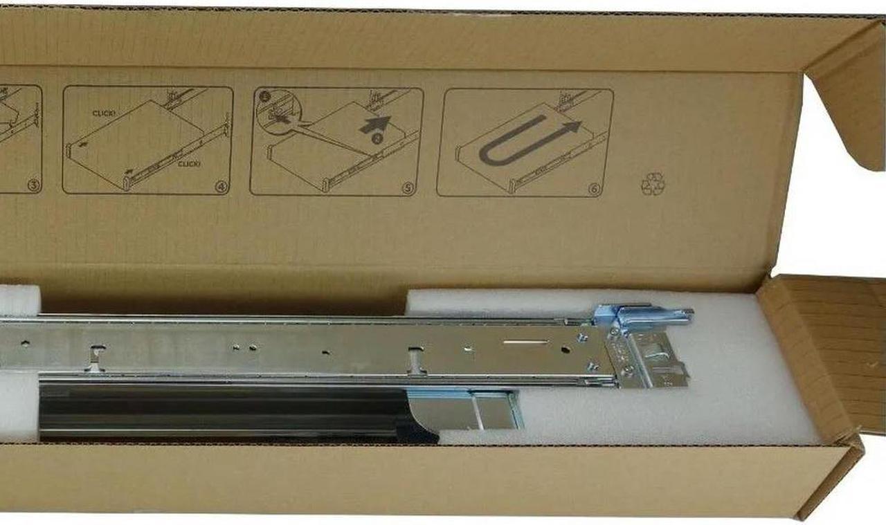 FOR 0H4X6X R520 R530 R720 R730 R730xd R740 R820 2U B6 Sliding Ready Rails H4X6X