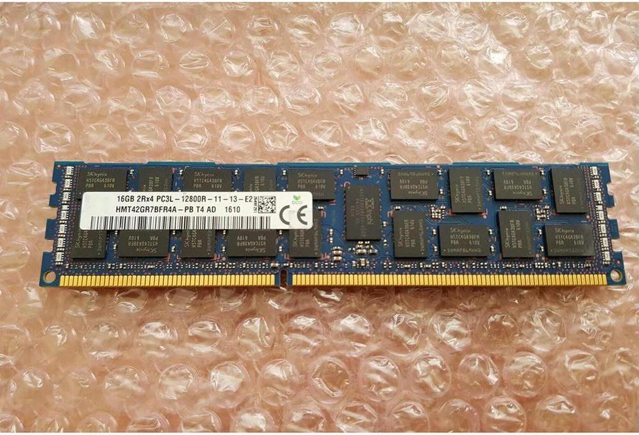 FOR 1 Pcs For 16GB 16G 2RX4 PC3L-12800R HMT42GR7BFR4A-PB DDR3L 1600 Server Memory