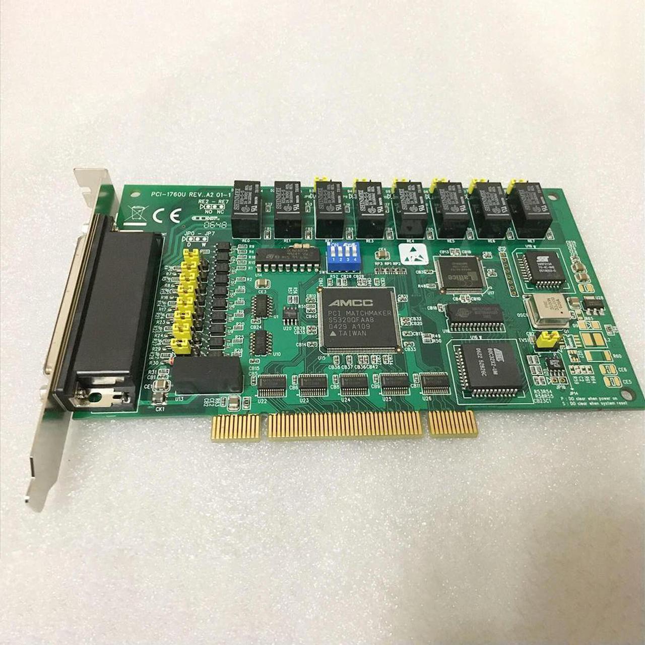 FOR PCI-1760U REV:A2 8-Way Relay Output Isolation Digital Input Card For