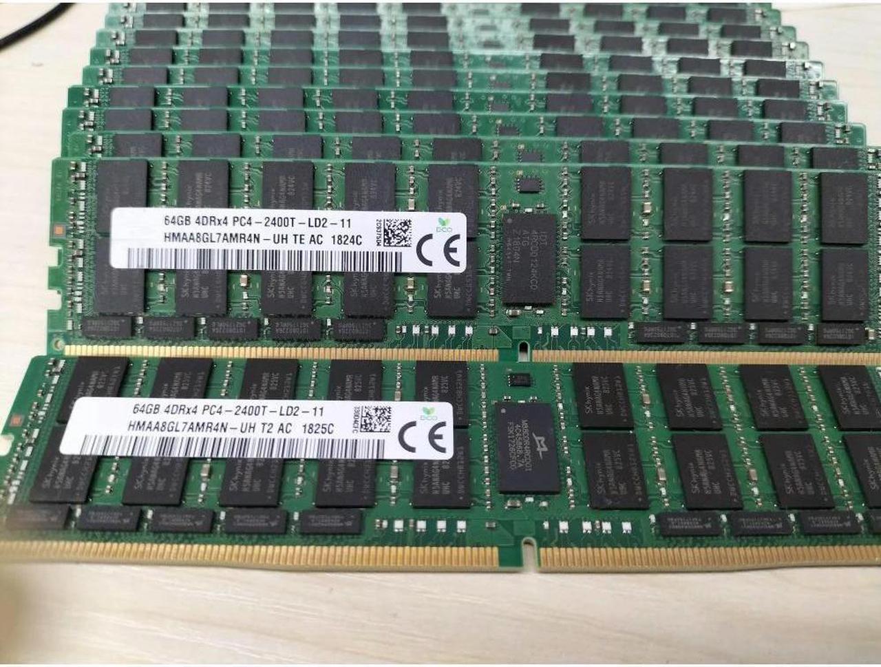 FOR 1Pcs For 64G 64GB 4DRX4 PC4-2400T HMAA8GL7AMR4N-UH Memory DDR4 2400