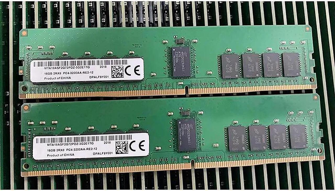 FOR 1Pcs For 16GB 16G 2RX8 PC4-3200AA 3200 DDR4 ECC REG RDIMM Memory