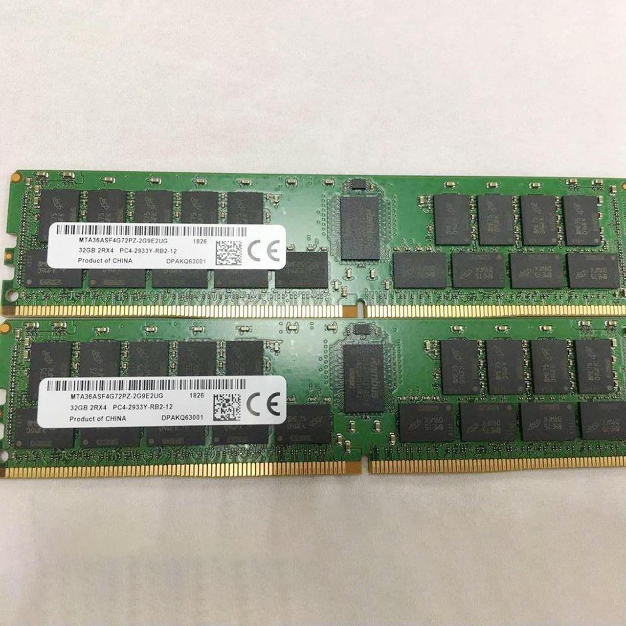 FOR Memory 32GB 32G DDR4 PC4-2933Y 2933 2RX4 REG ECC