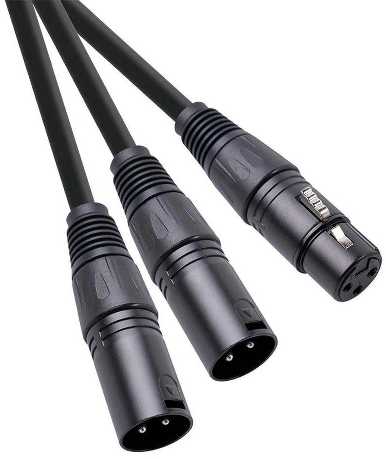 Parallel Xlr For XLR Splitter Cable, 3 Pin XLR Female to Dual XLR Male Patch Y Cable ...