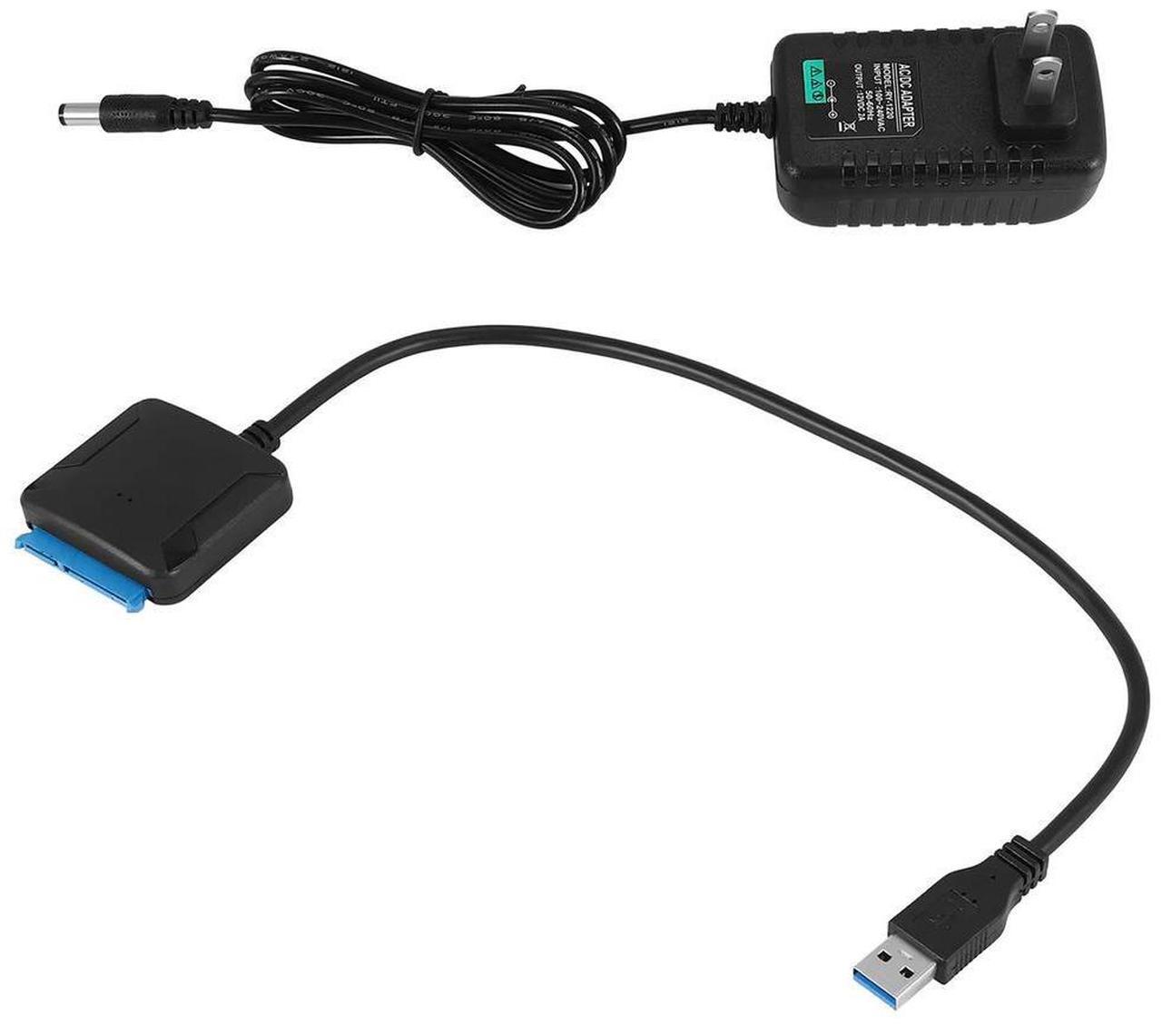 Main image of For USB to Sata Data Cable, 2.5/3.5 Inch USB3.0 Easy Drive Cable Sata Hard Disk Adapter Cable(US Plug)