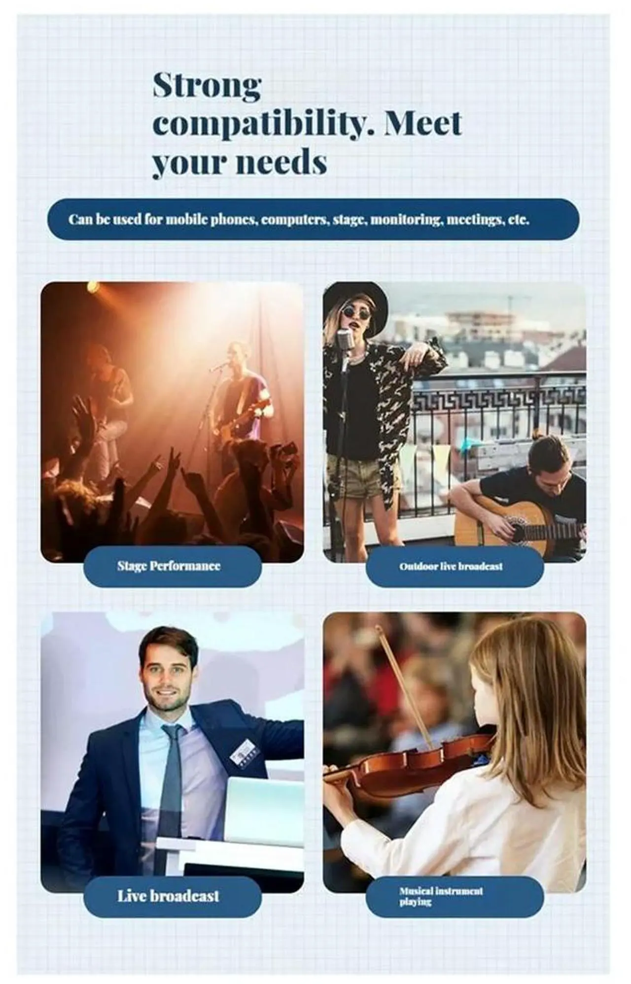 Main image of For 5.8G Wireless in Ear System Wireless Headphone Earphone System Receiver Automatic Pairing