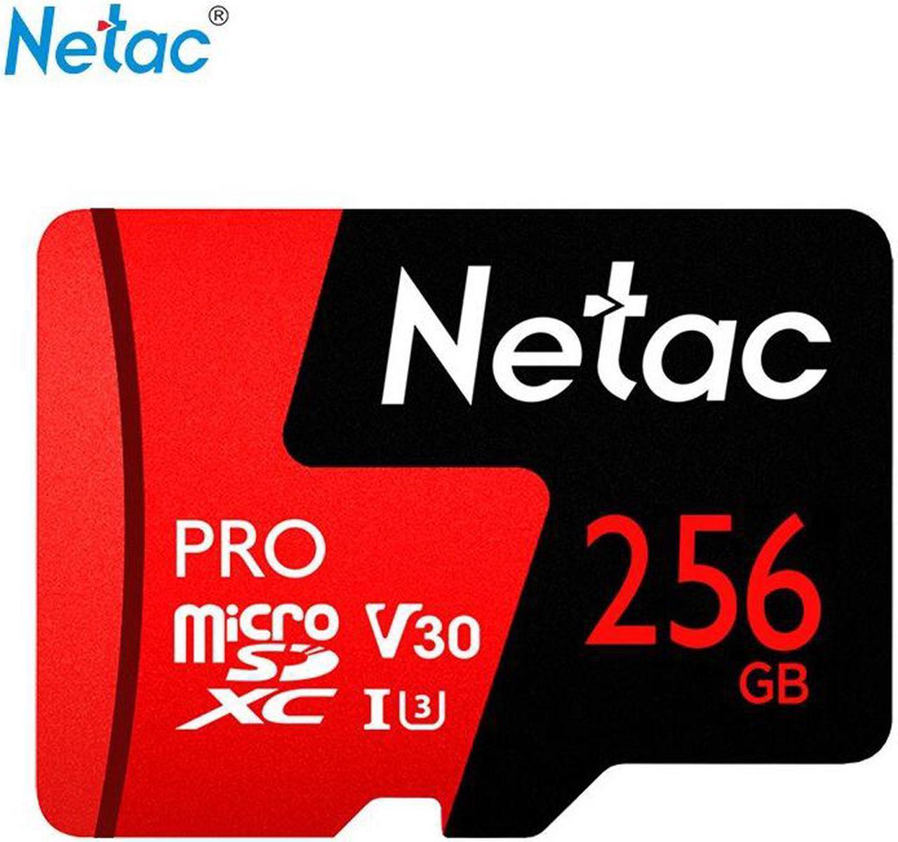 Netac P500 PRO Class 10 64GB Micro SDXC TF Memory Card Data Storage High Speed 98MB/s V30/UHS-I U3