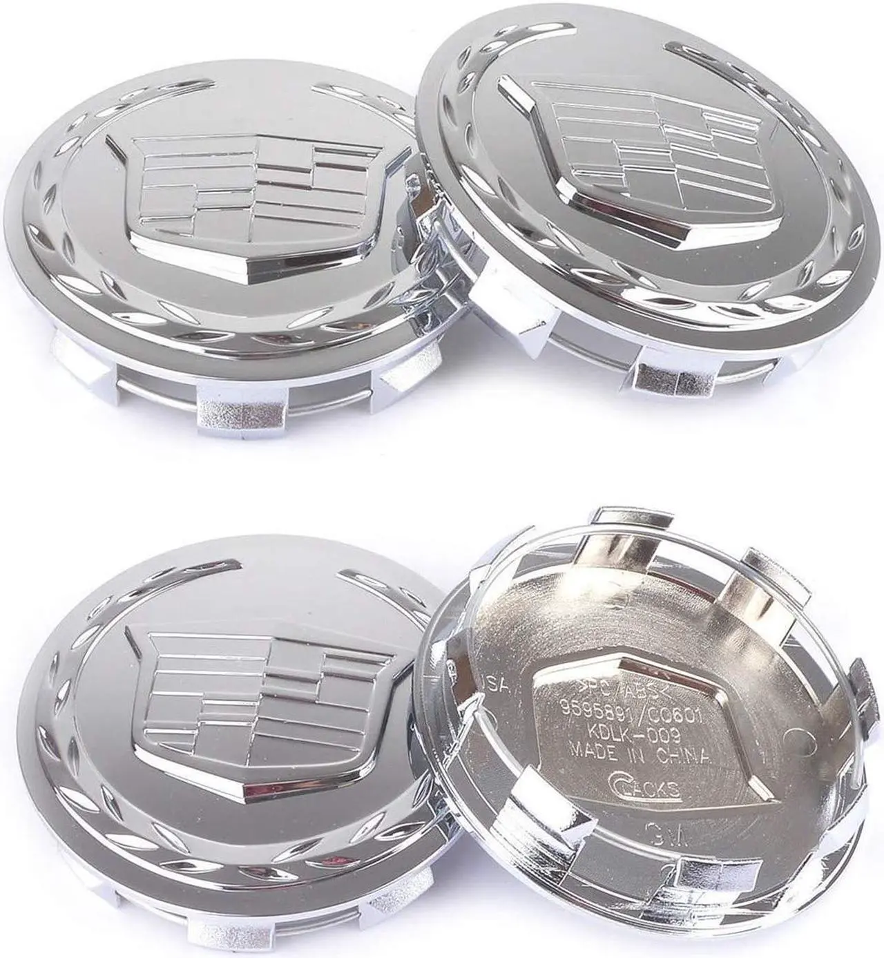 Main image of 4pcs 83mm 3.25" inch Chrome Car Wheel Center Hub Caps for Escalade ESV EXT