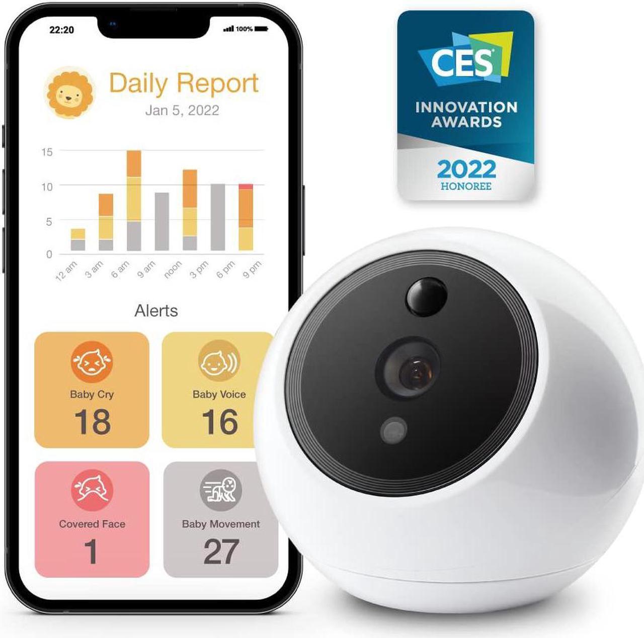 Main image of iBabi Smart Indoor Camera (White) 1yr Subscription to 30-Day Continuous Video Recording only on Newegg.