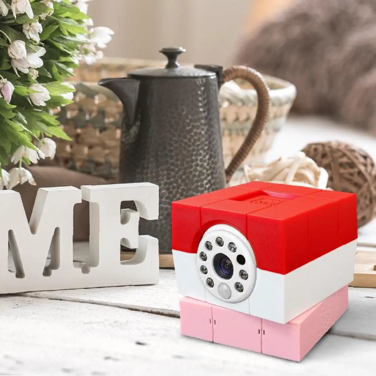 Alt view image 2 of 6 - Introducing  the most cutest Indoor Security Camera for Pets Petite (Red)+ + 1yr Subscription to 30-day Continuous Video Recording in the cloud only on Newegg.