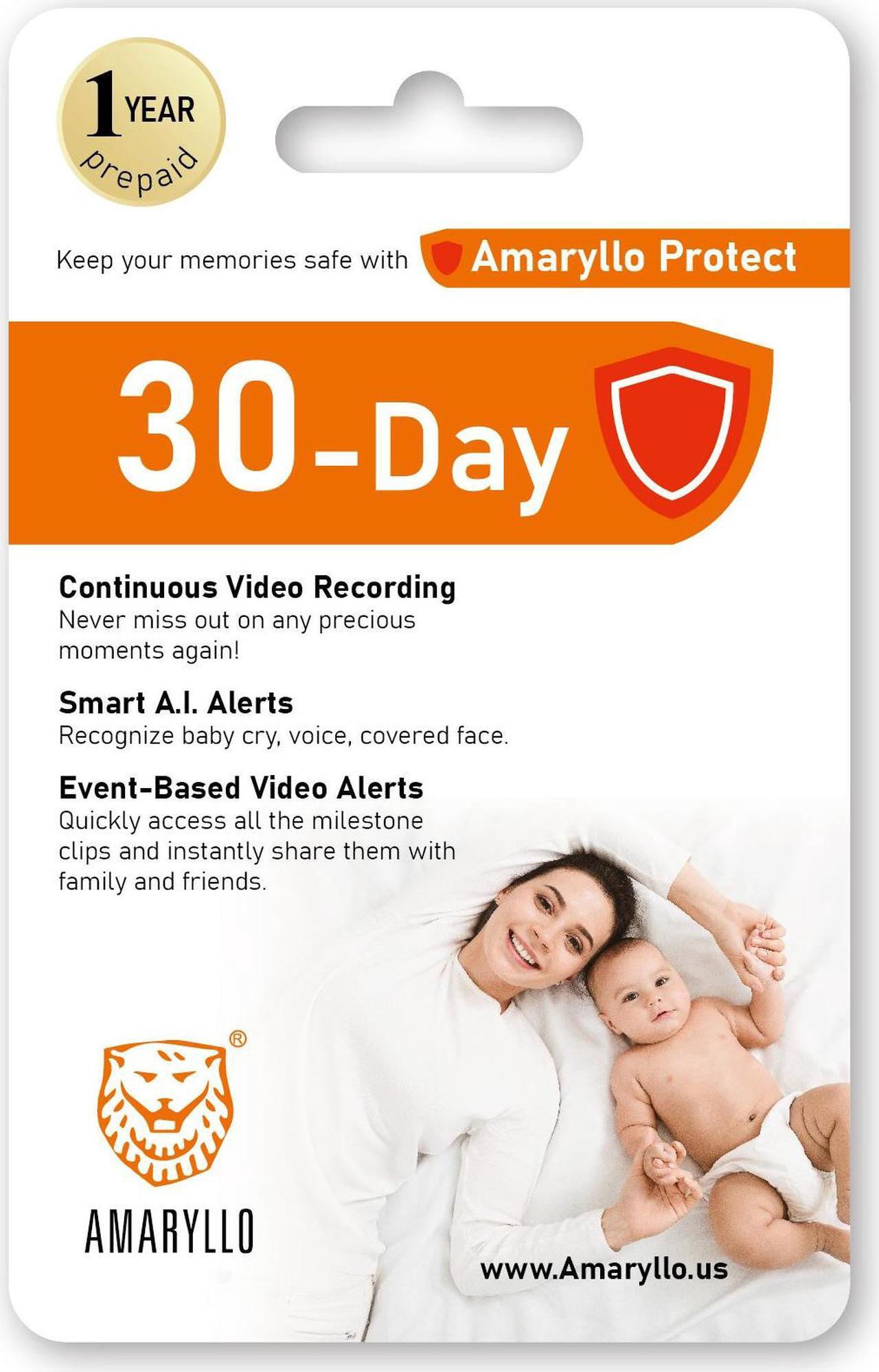 Alt view image 2 of 7 - iBabi Smart Indoor Camera (White) 1yr Subscription to 30-Day Continuous Video Recording only on Newegg.
