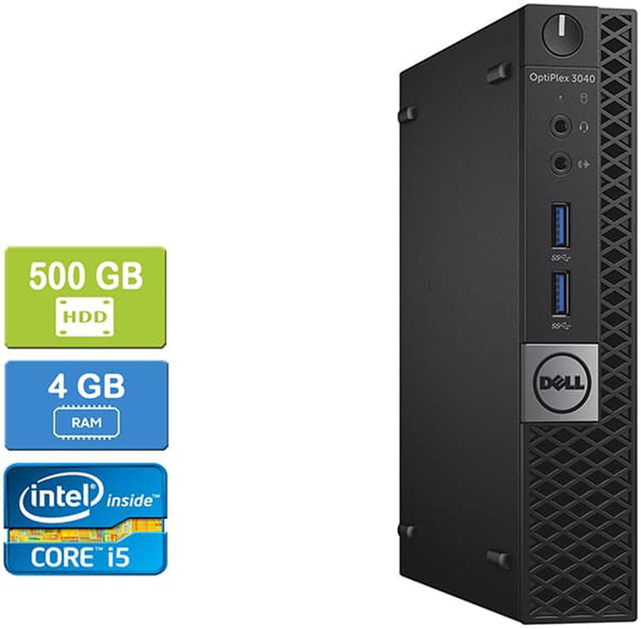 DELL 3040 MICRO Intel Core i5-6500T  2.50 GHz, 4GB, 500GB HDD, Win 10 Pro