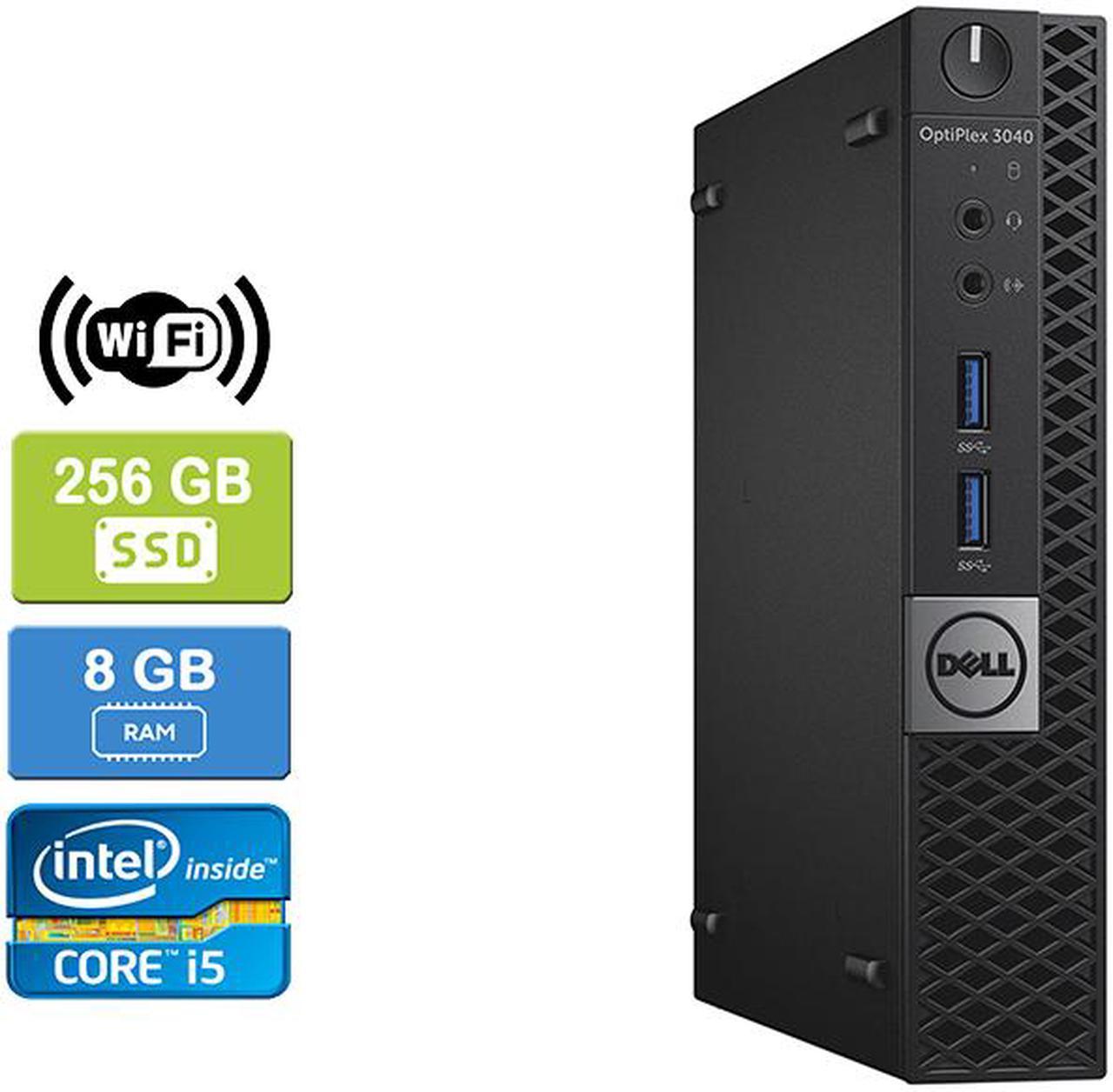 DELL 3040 MICRO Intel Core i5-6500T  2.50 GHz, 8GB, 256GB SSD, Win 10 Pro