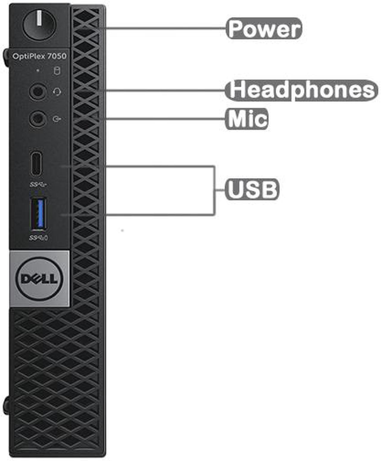 Alt view image 2 of 9 - DELL 7050 MICRO Intel Core i5-6500T 2.50 GHz, 8GB, M.2/128GB SSD, Win 10 Pro