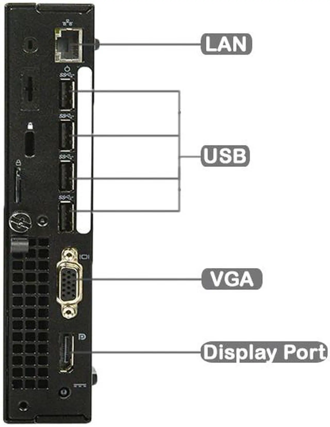 Alt view image 3 of 4 - DELL 9020 MICRO Intel Core i5-4570S 2.90 GHz, 8GB, 320GB HDD, Win 10 Pro