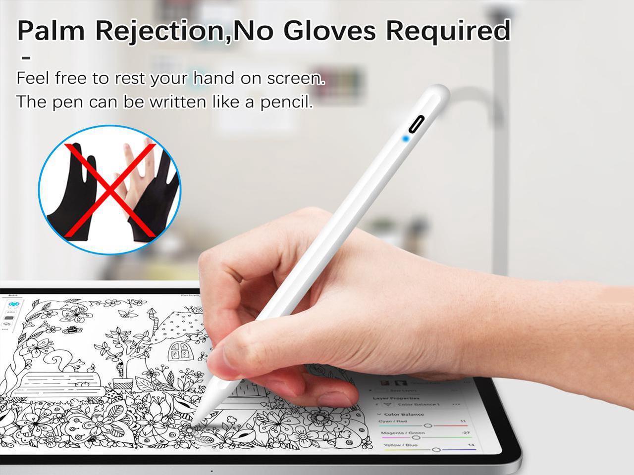 Alt view image 3 of 7 - Stylus Pen for Apple Pencil 2 Tablet High Precision Touch Capacitive Pen iPad Stylus For iPad Pro 11 Pencil Pro 12.9 / 9.7 2018 2019 Mini 5  Pen For Apple Stylus Pencil 2 ( no need to wear gloves)
