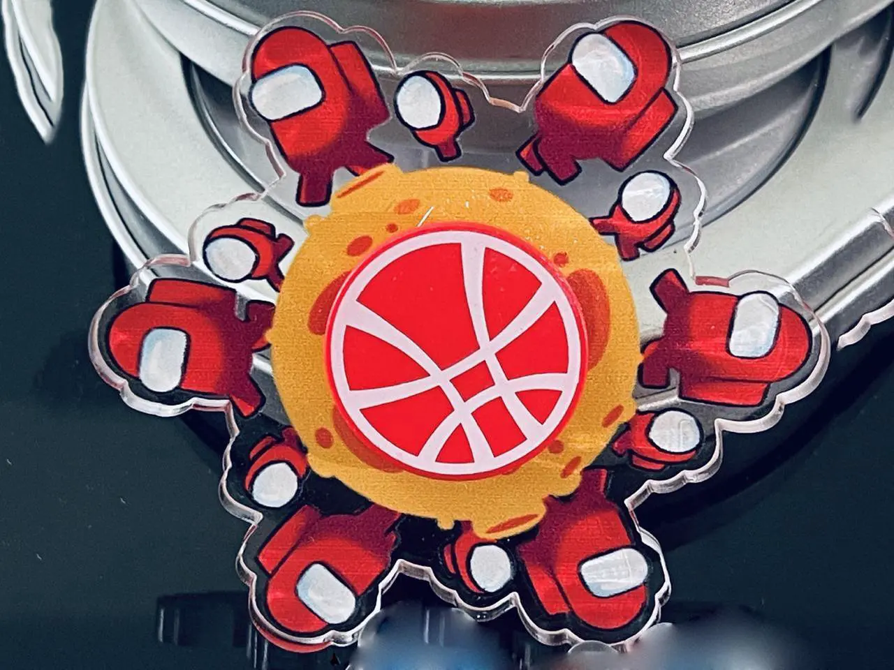 Alt view image 4 of 7 - 2021 New Fidget Spinner Toy, Running Animated Spinning Top Spinner Gyro Toy Stress Relief Toy for Adults Kids Dynamic Spinning top, Finger top, Naruto, Sasuke Juraya Alien, Space Blue Man