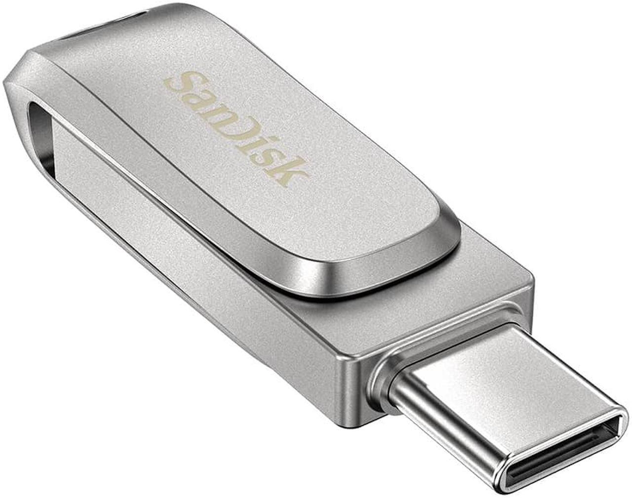 Alt view image 3 of 7 - SanDisk SDDDC4 32GB OTG USB3.1 Type-C Metal U Disk Type-C/Type-A Rotatable Dual-port USB Flash Drive up to 150MB/s Read Speed