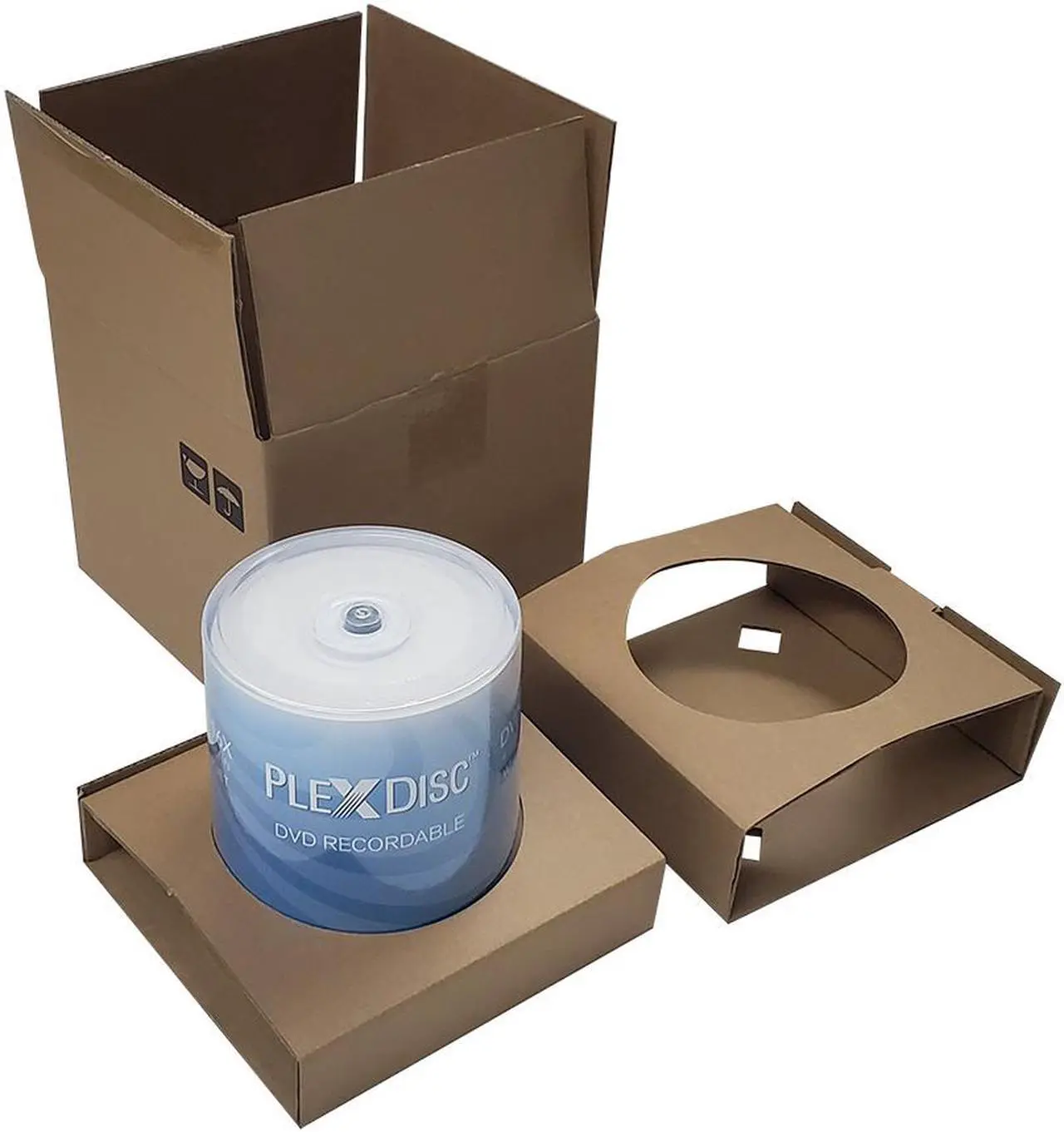 Alt view image 2 of 7 - PlexDisc DVD-R 4.7GB 16X White Inkjet Printable Surface Hub Printable Cake Box, 100 discs 632-215-BX