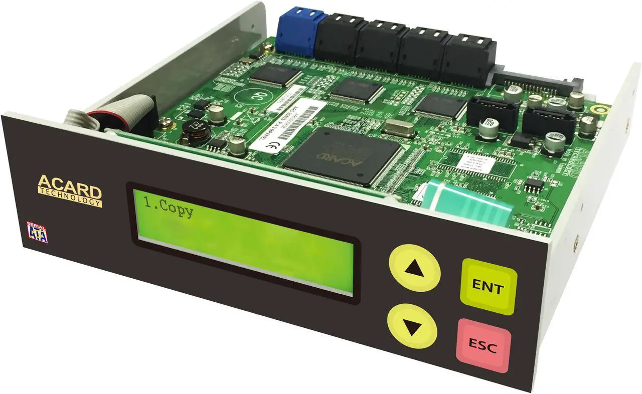Acard 1 to 11 Controller for DVD/CD Disc Copy Duplicator + sata Cables ...