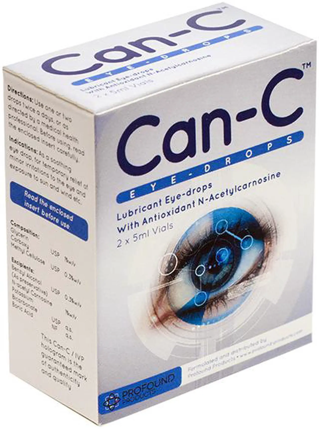 Main image of Can-C 100% plant-based N-acetylcarnosine eye drops