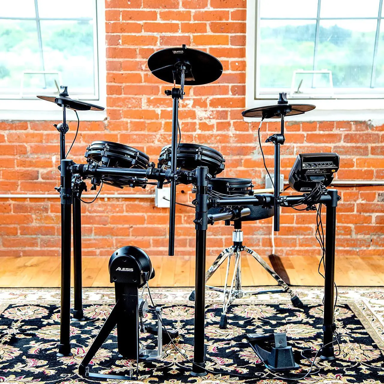 Alt view image 16 of 20 - Alesis Nitro Mesh 8-Piece Electronic Drum Set