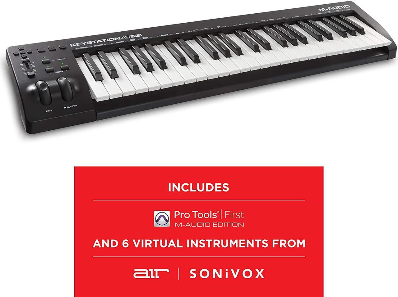 Alt view image 5 of 7 - M-Audio Keystation 49 MK3 MIDI Controller