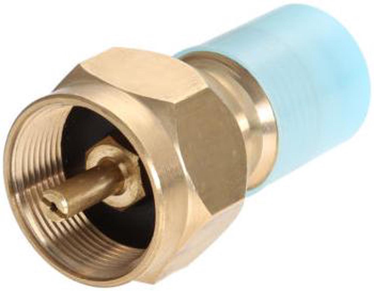 Main image of Intsupermai Propane Refill Adapter Lp Gas 1 Lb Cylinder Tank Coupler Heater 100% Brass