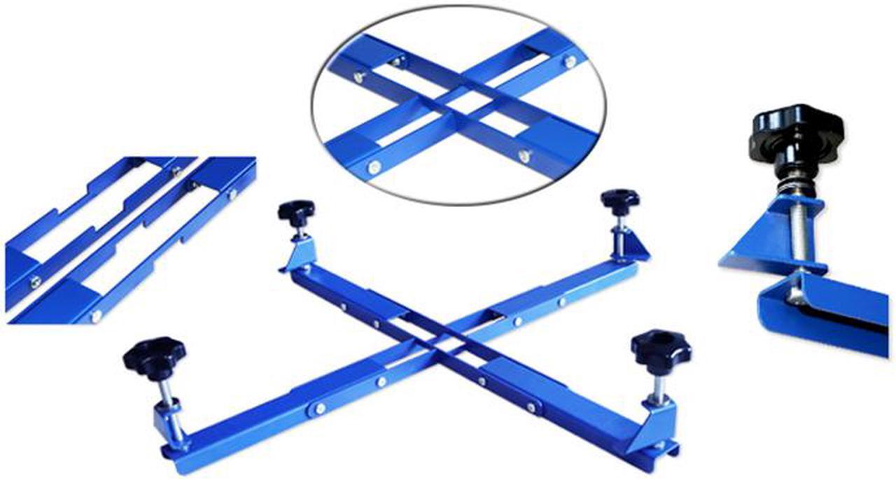 Alt view image 2 of 6 - Intsupermai Manual Screen Stretcher 24"x24" Simple Mesh Screen Stretching Equipment for Silk Screen Printing