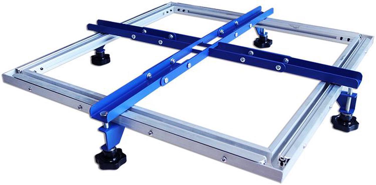 Alt view image 5 of 6 - Intsupermai Manual Screen Stretcher 24"x24" Simple Mesh Screen Stretching Equipment for Silk Screen Printing