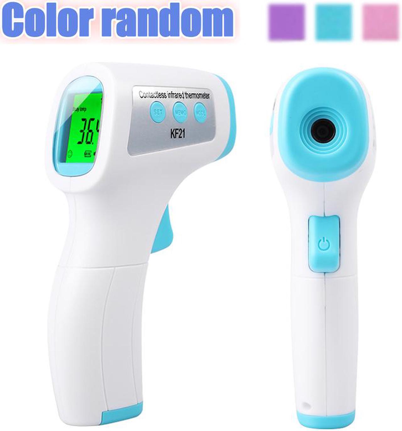 Alt view image 3 of 7 - 1pcs Thermometer Gun for Adults Kids Baby Children Body , No Touch Infrared Forehead Thermometer for Fever, Medical IR Digital Body Thermometer,Pink Purple Blue Color Random