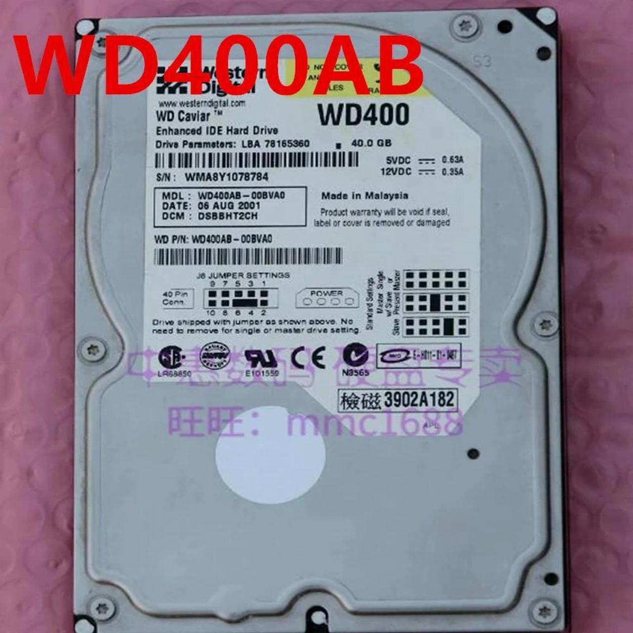 FOR Disassembly Hard Disk For 40GB IDE 3.5 5400RPM 8MB Desktop Hard Drive For 400AB 400