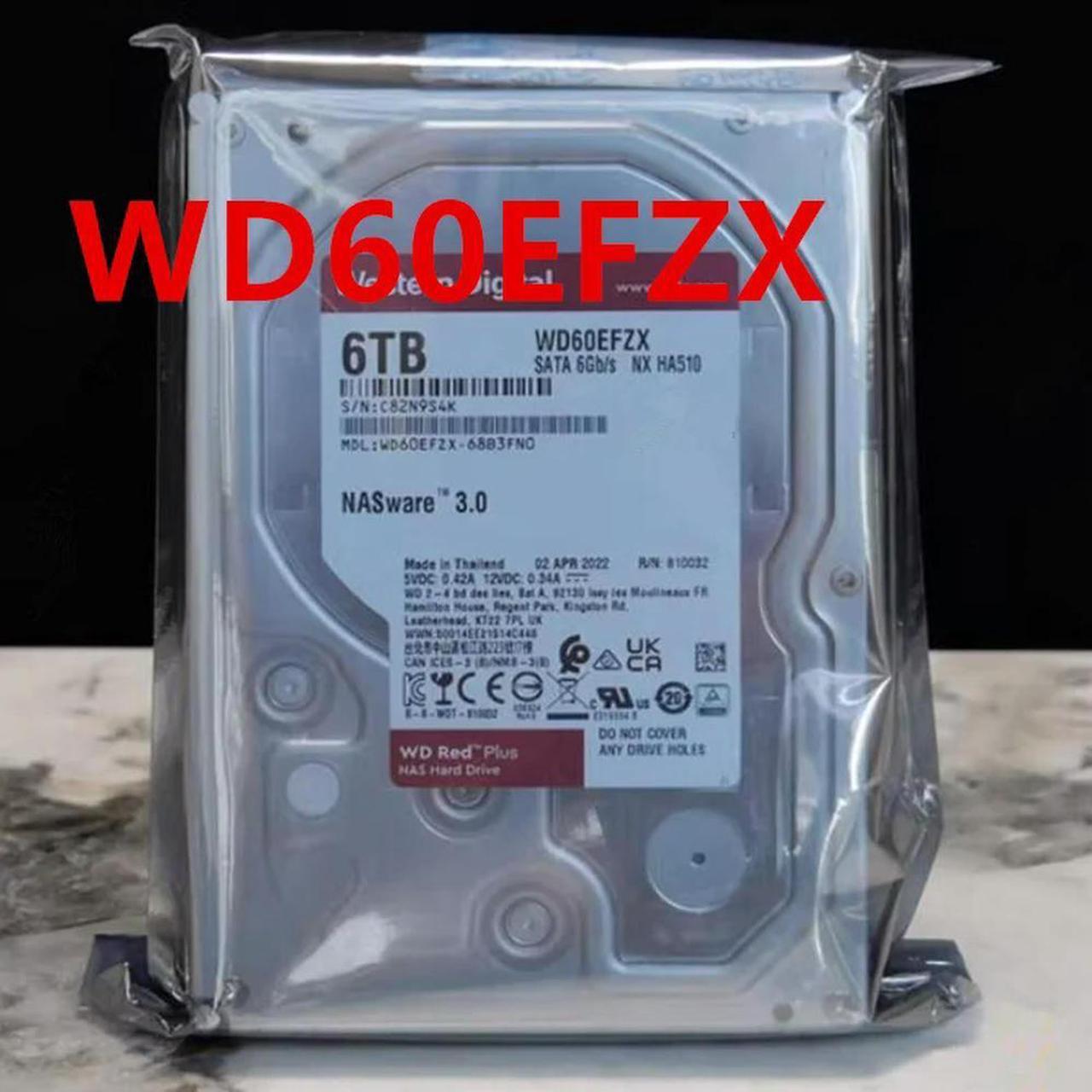 FOR Hard Disk For 6TB SATA 3.5 5400RPM 128MB Hard Drive 60EFZX