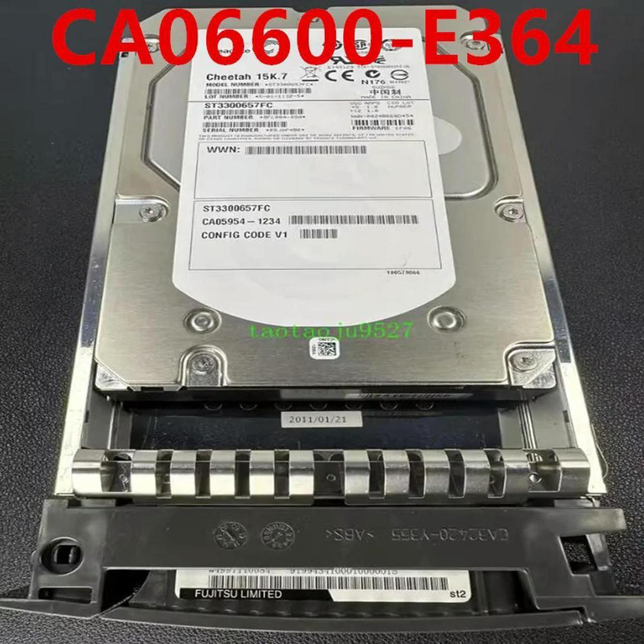 FOR Hard Disk For 300GB FC 3.5 15K 32MB Hard Drive CA06600-E364 CA05954-1234